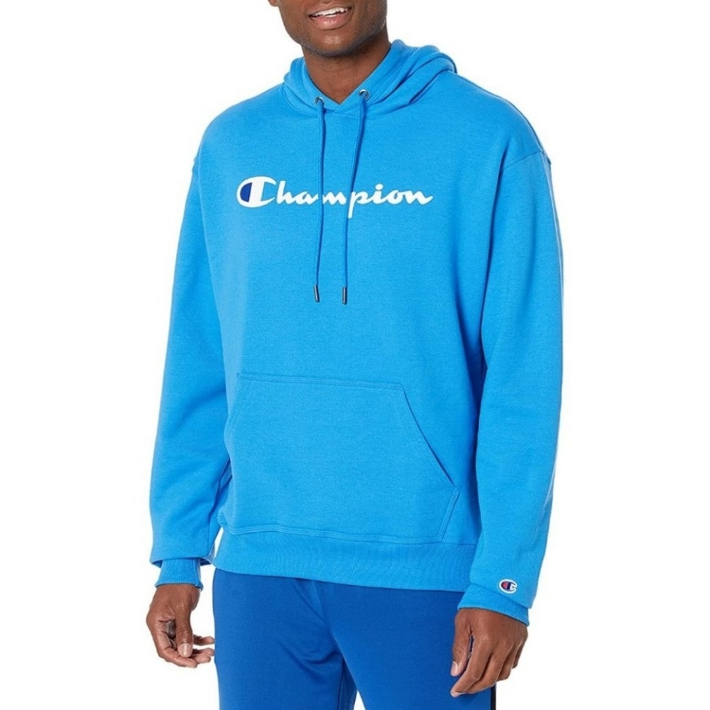 Champion hoodie Blue mens size M